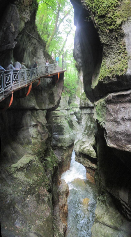 sortie des gorges